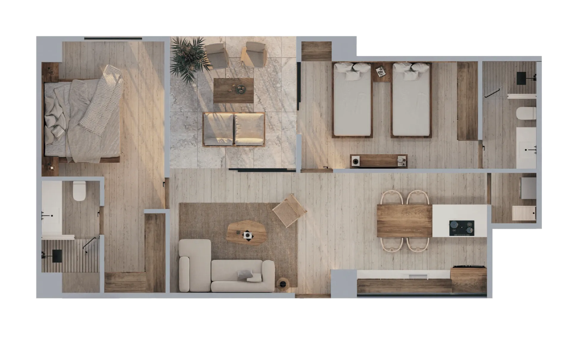 Planos del condominio A-45 - Punta Recife