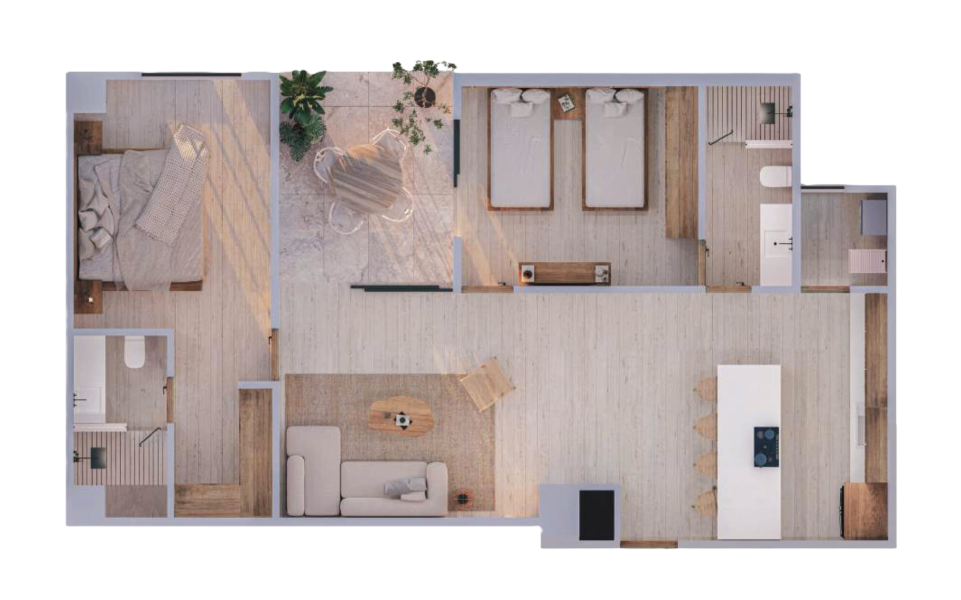 Planos del condominio A-54 - Punta Recife