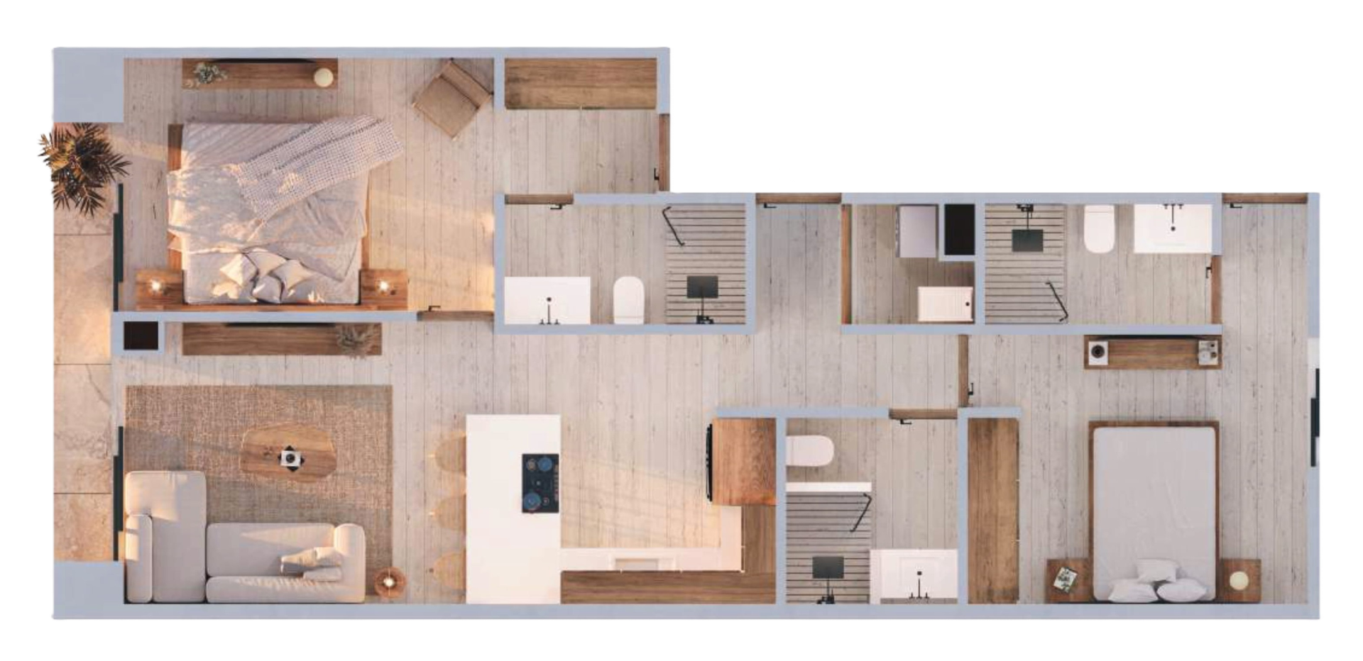 Planos del condominio A-47 - Punta Recife