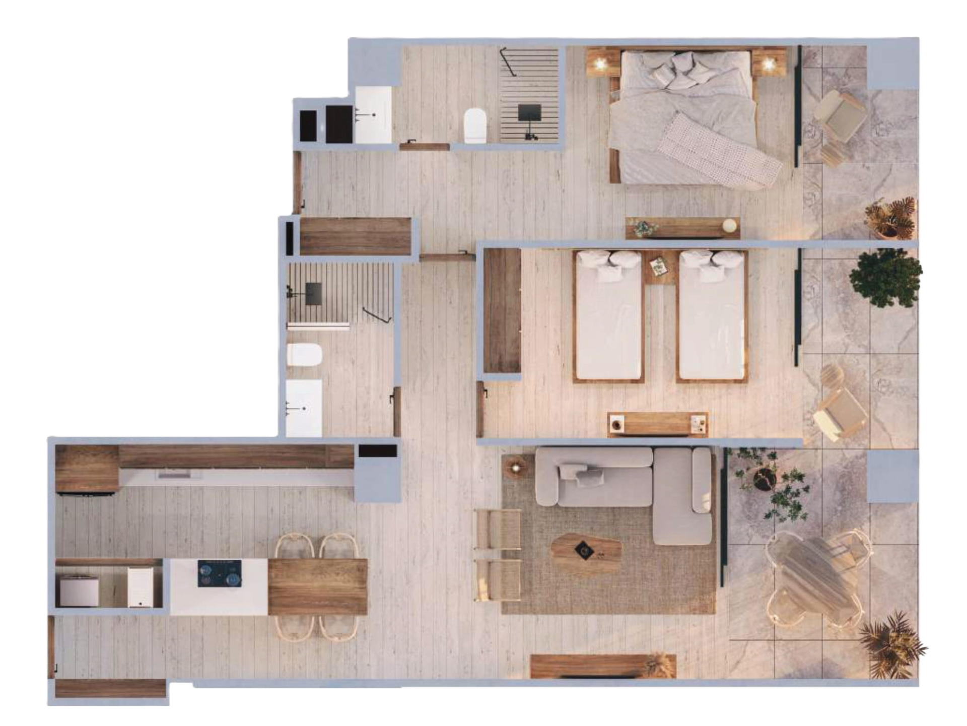 Planos del condominio A-22 - Punta Recife