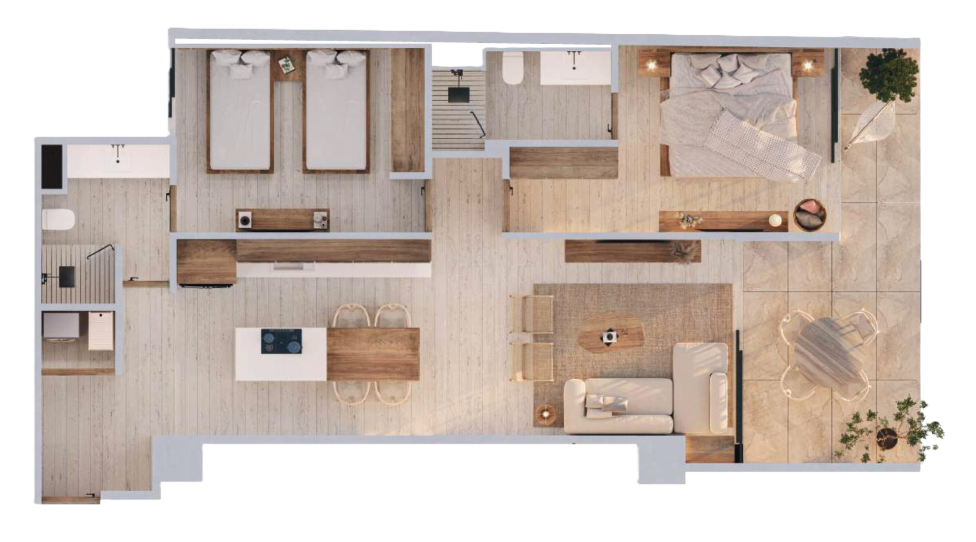 Planos del condominio A-21 - Punta Recife